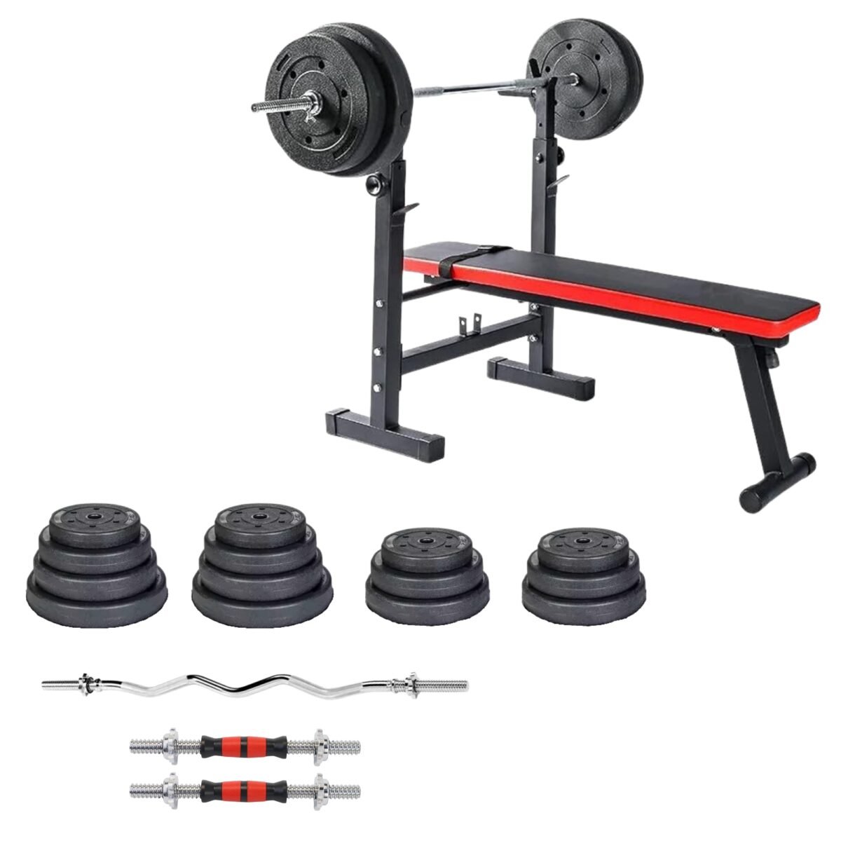 Bænkpressæt Multi - 130 kg